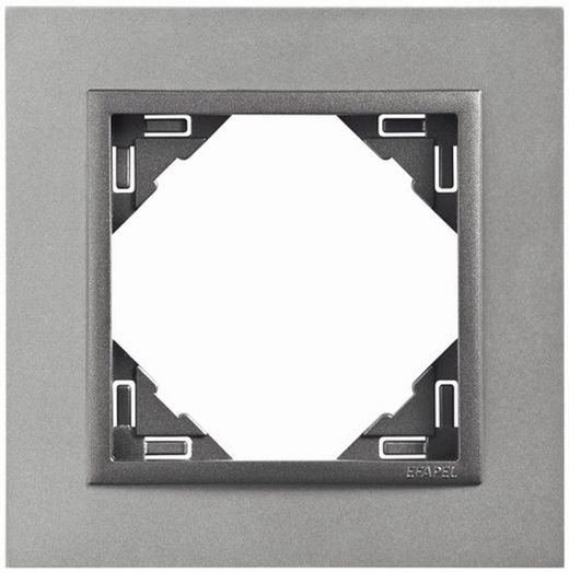 Marco simple aluminio/gris