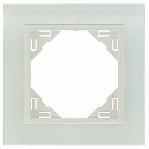 Marco simple cristal/hielo