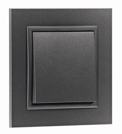 Marco simple gris/gris
