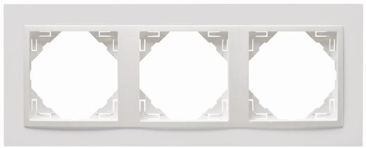 Marco triple blanco/blanco