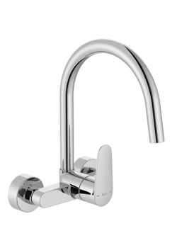 Mezclador monomando exterior para cocina con caño giratorio en color cromado Victoria Plus