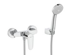 Mezclador monomando exterior para ducha en latón cromado Victoria Plus