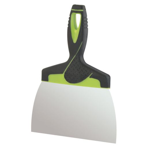 Paleta en acero inoxidable, con mango bimaterial ergonómico de 160 mm