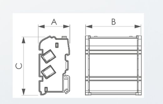 Repartidor modular Promet-dis5 3+N 160A