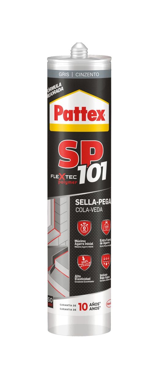 Sellador adhesivo Pattex SP101 transparente 280 ml