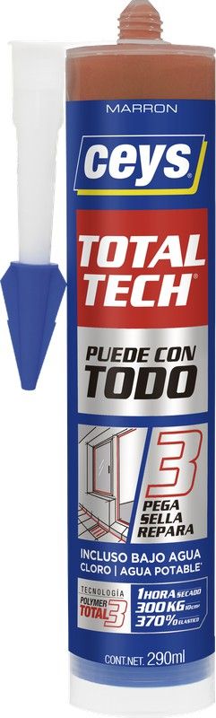 Sellador total tech marrón 290ml