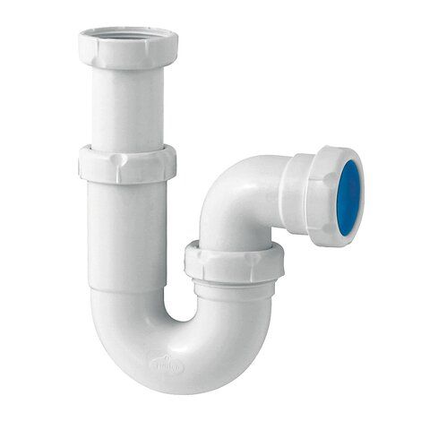 Sifón curvo para fregadero 11/2" S-31