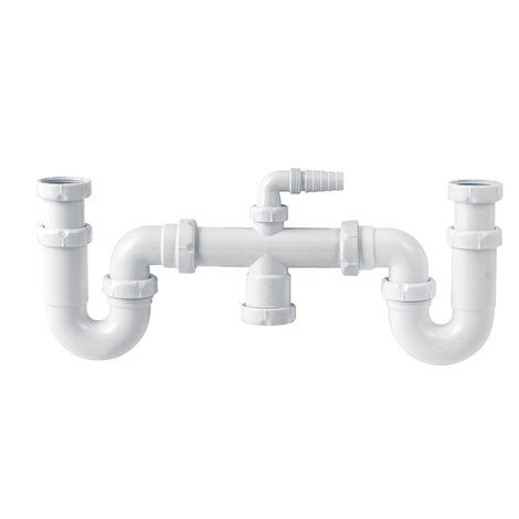 Sifón doble para fregadero 11/2" S-30