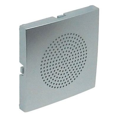Tapa altavoz 5" o timbre en color aluminio