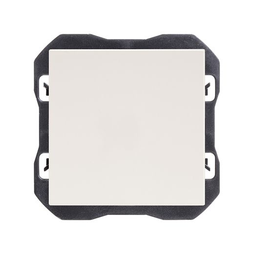 Tapa ciega blanco mate