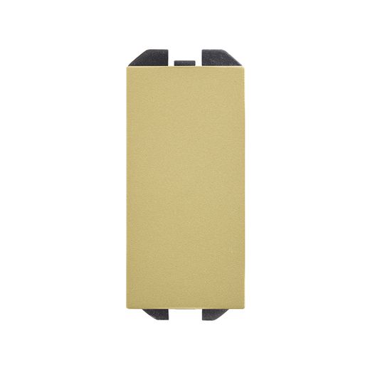 Tapa ciega estética mínima bronce
