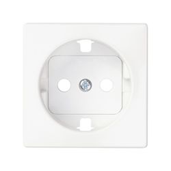 Tapa con dispositivo de seguridad para base de enchufe schuko blanco mate Simon 82 Concept