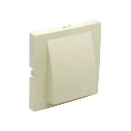 Tapa para salida de cables marfil