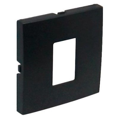 Tapa para toma de teléfono en color gris