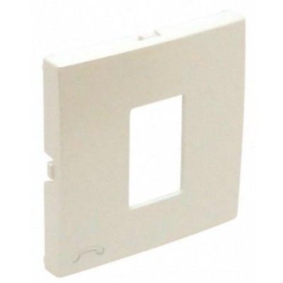 Tapa para toma de teléfono en color hielo