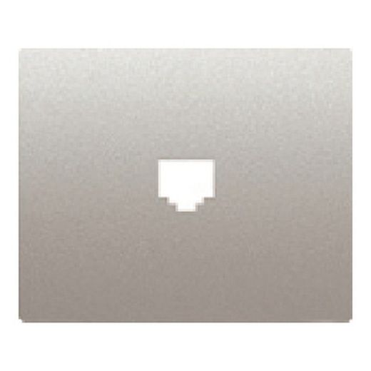 Tapa toma teléfono RJ11 aluminio mercurio