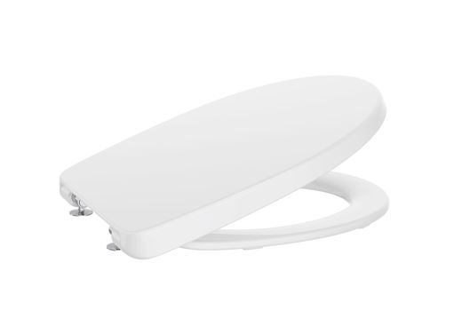 Tapa y asiento de Supralit® para inodoro Victoria, con caída amortiguada, en color blanco