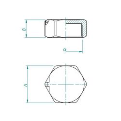 Tapón hembra 11/2"
