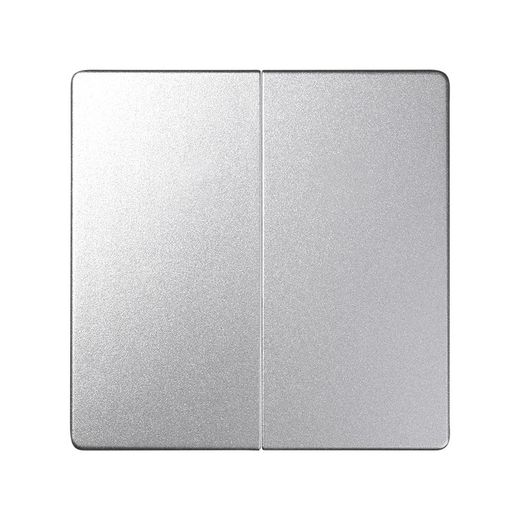 Tecla doble para grupo de 2 cruzamientos aluminio Simon 82 Concept