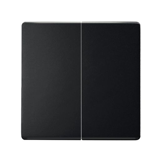 Tecla doble para mecanismos de mando negro mate Simon 82 Concept