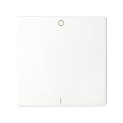 Tecla simple para interruptor bipolar con grabado I/O en color blanco Simon 82