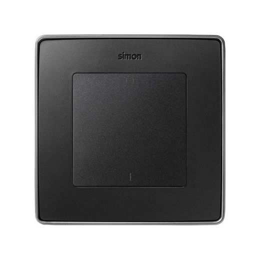 Tecla simple para interruptor bipolar con grabado I/O en color grafito Simon 82