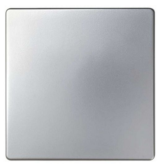 Tecla simple para mando en color aluminio Simon 82