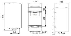 Termo eléctrico serie SB-N de 75 litros