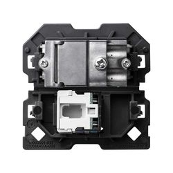 Toma de señal modular R-TV+SAT final y de voz y datos RJ45 categoría 6 UTP