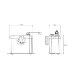 Triturador para inodoro Sanitrit